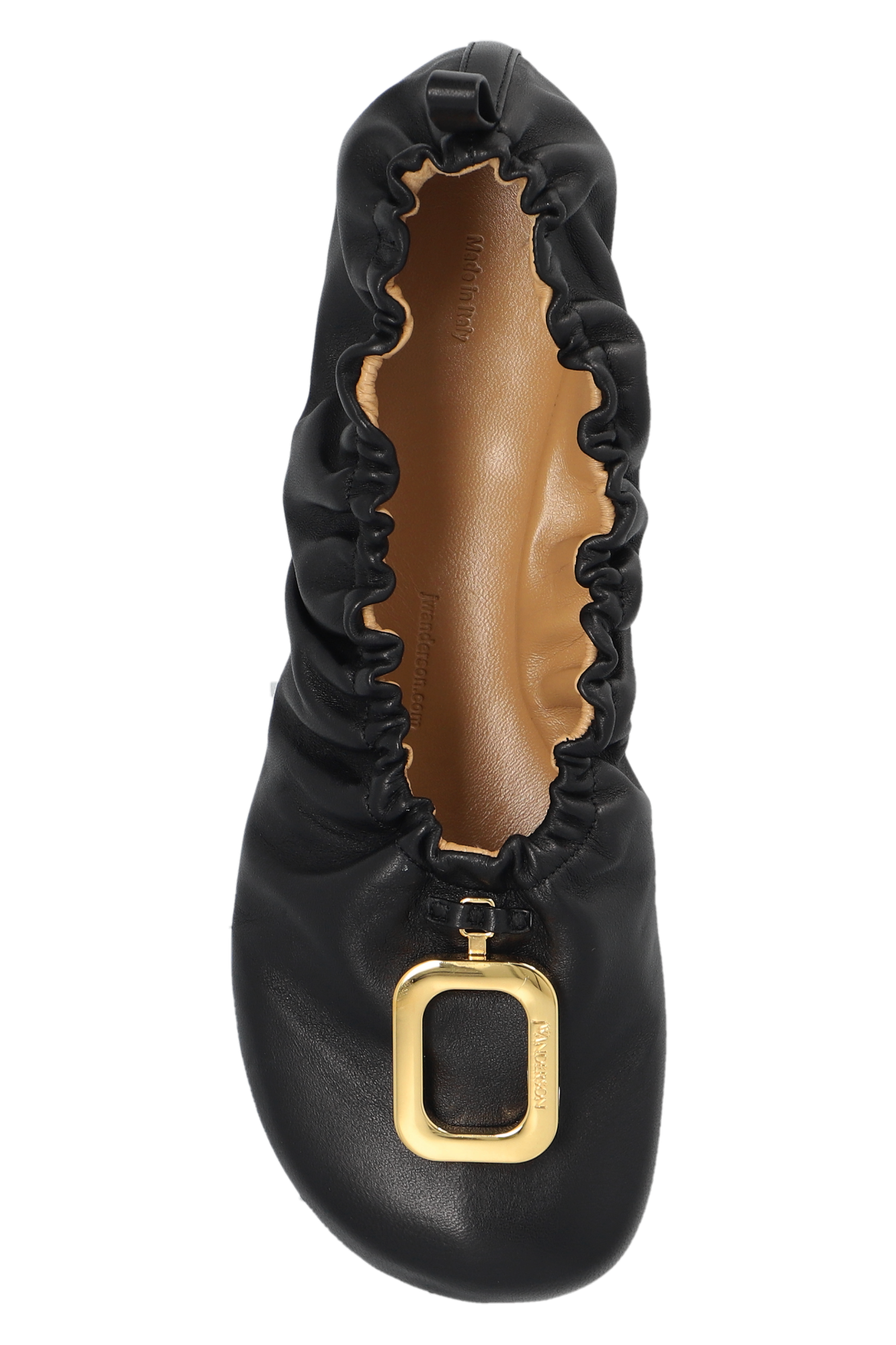 フラットシューズ JW ANDERSON Woman Flat shoes Black BT0101LA0268 999 JW Anderson Women's' Charm Ballerina shoes in Black | LN-CC®